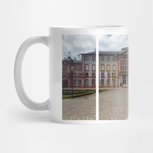 Bruchsal Palace (Schloss Bruchsal), also called the Damiansburg, is a Baroque palace complex located in the Baden-Wurttemberg. A fine Roccoco decoration. Germany Mug